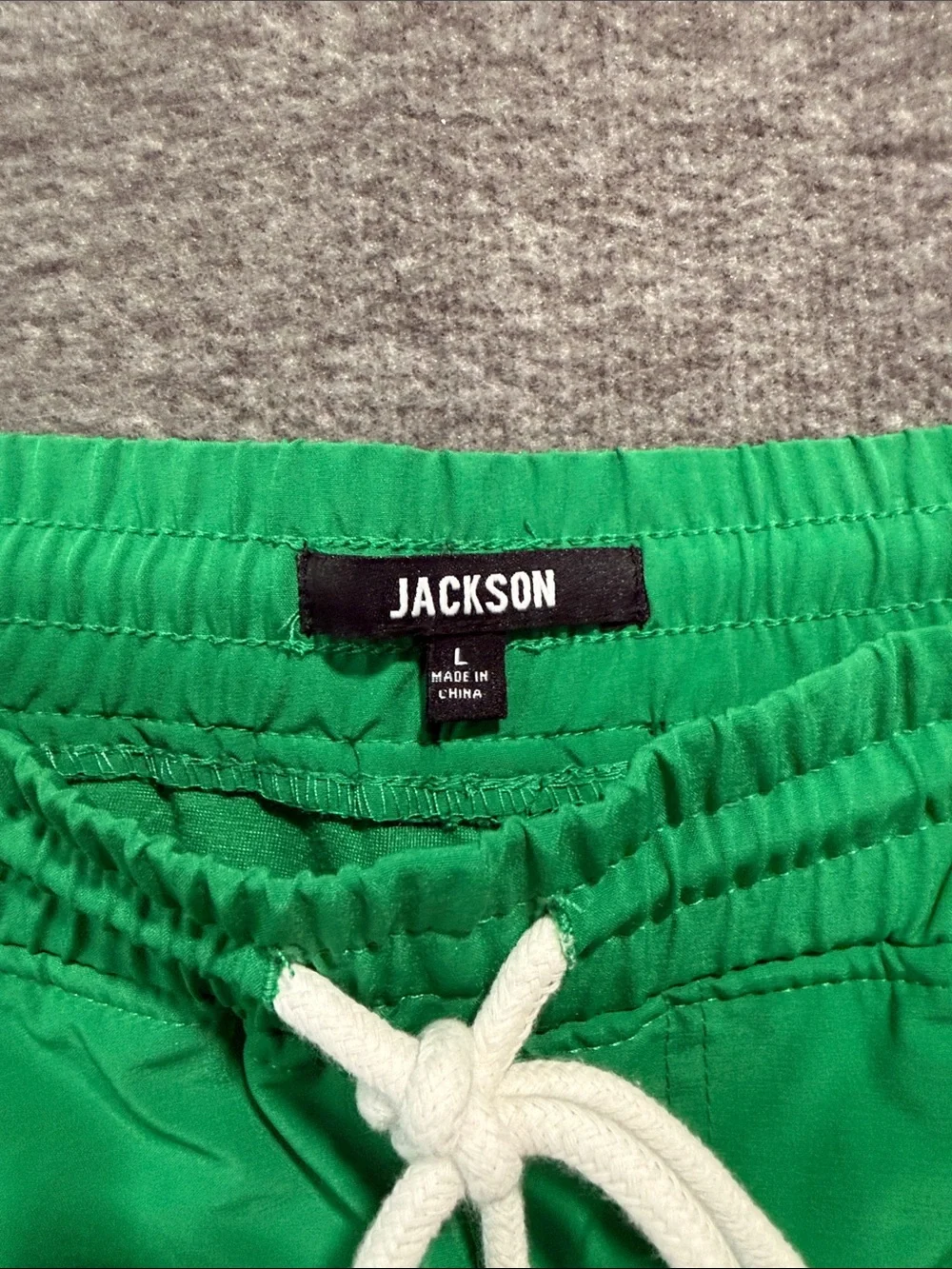 JACKSON‎ Green Side Stripe Drawstring Track Pants Size Large